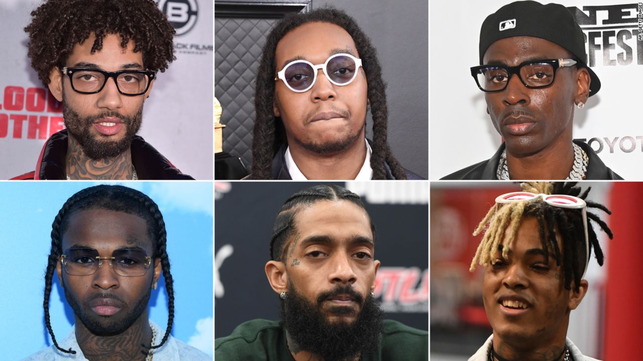 Rappers killed by gun violence