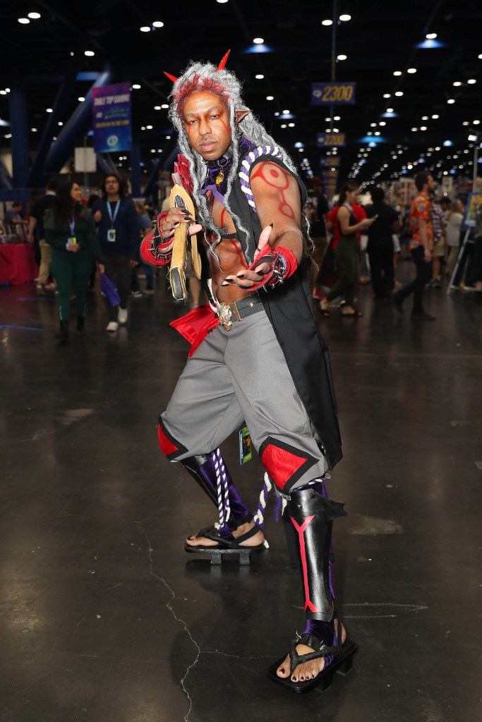 guests dressed in cosplay attend Comicpalooza