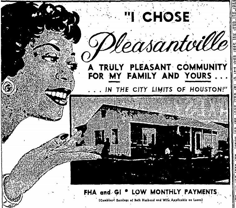 Pleasantville Houston’s underappreciated historic community