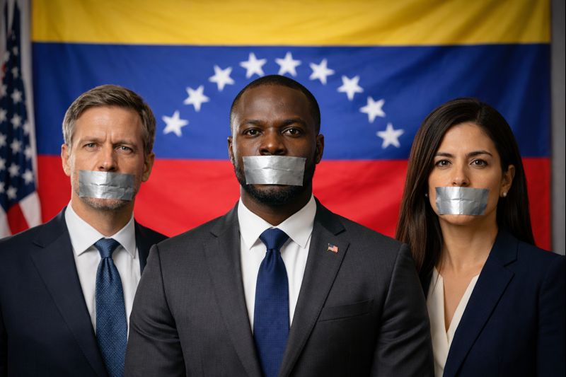 Silence the real crime in Trump Venezuela coup