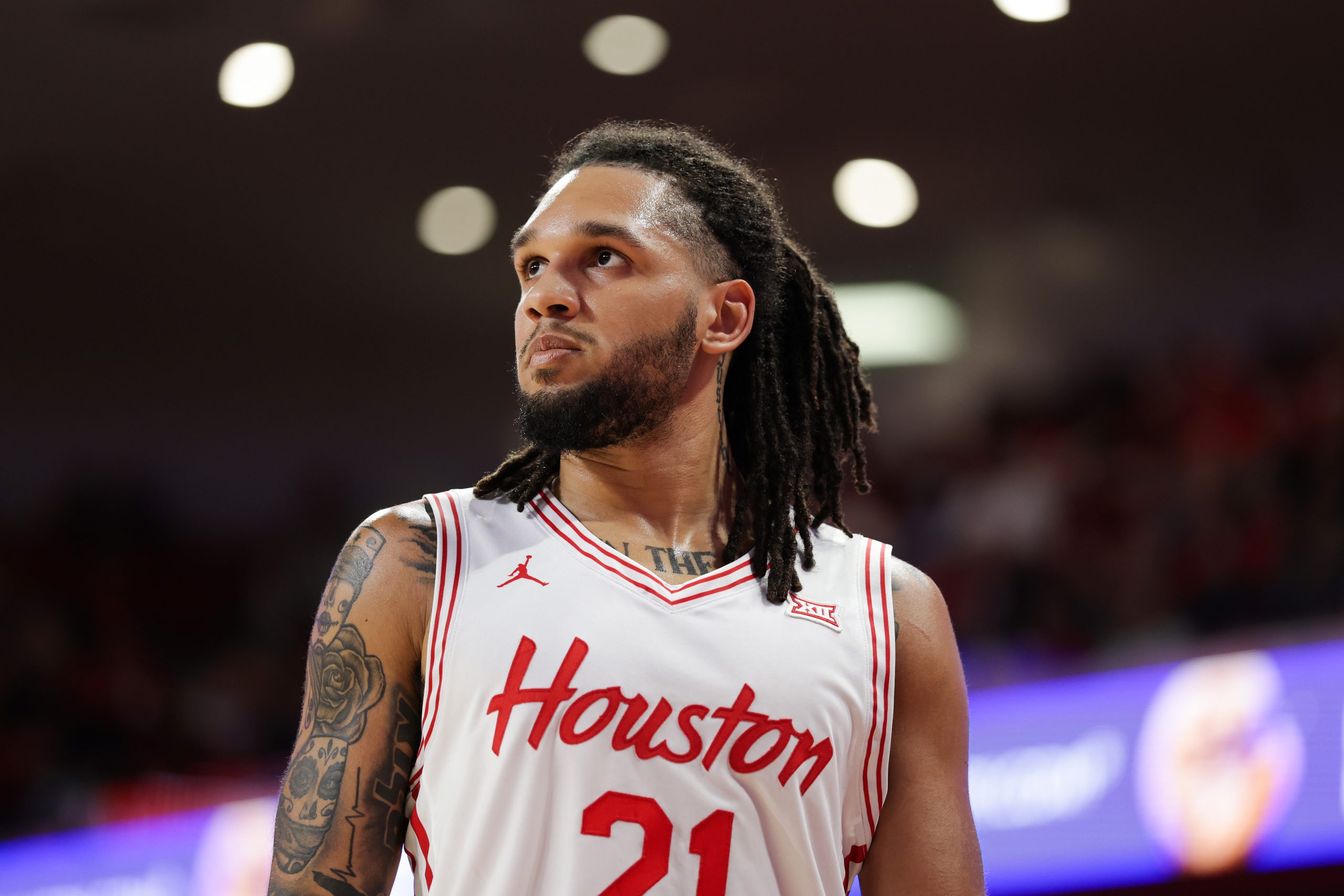 University of Houston guard Emanuel Sharp embraces added leadership role