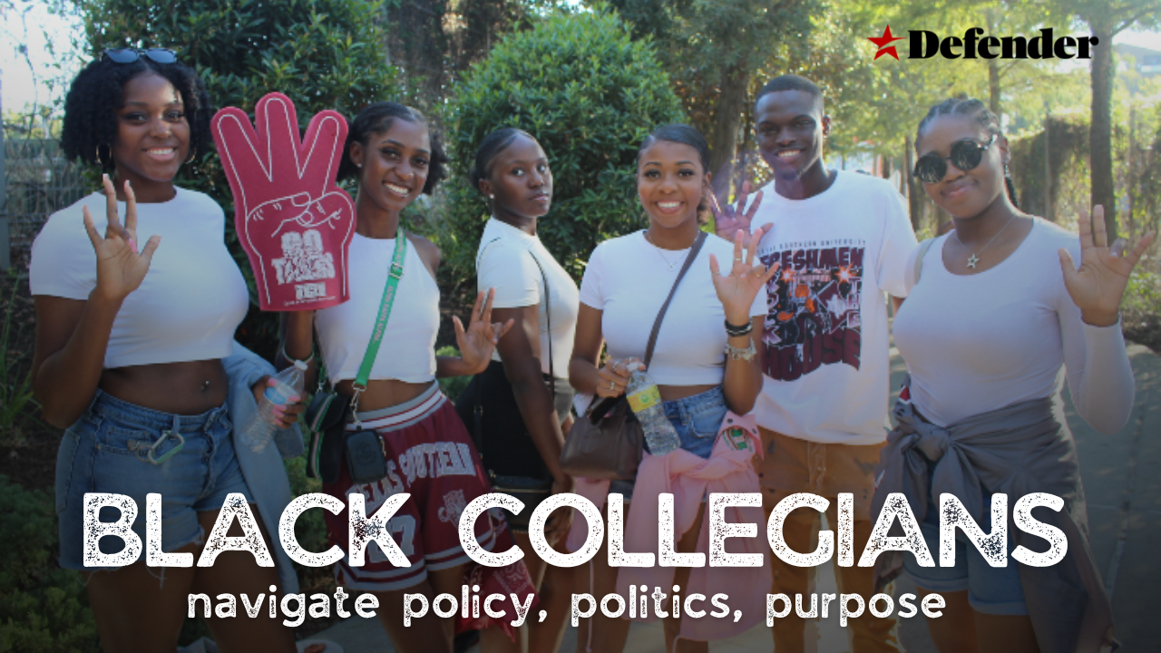 Black collegians navigate policy, politics, purpose
