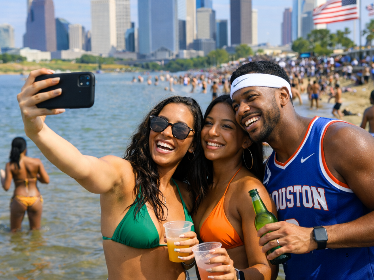 Is Houston the new spring break location?