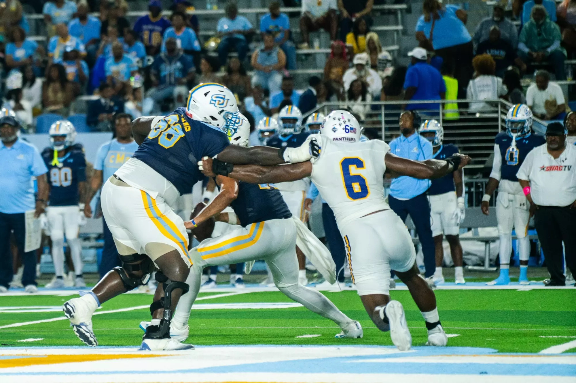 Prairie View Defensive End Malik Gucake fueled by loss