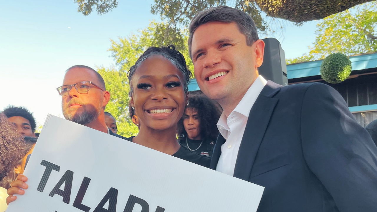James Talarico visits Texas Southern University as Election Day nears
